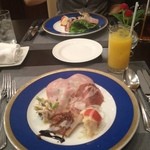 リストランテ ラ チャウ - 前菜とオレンジジュース