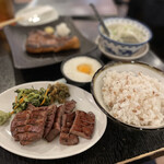 牛タン焼専門店 司 - 定食にトロロ追加