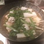 鯛めしや はなび - 鱈と白子のひとり鍋