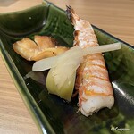 Kamikawa - 味醂漬の銀鯥焼と海老の鬼殻焼