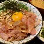 Fuku judou - 本日の鮮魚ゆっけ丼　¥900