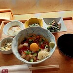 和食・酒 えん - 2022年2月22日(火)　ランチ　ホタテ丼1,480円