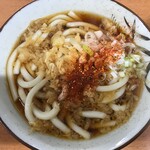 つくば本店 - '22/12/09 たぬきうどん（税込350円）