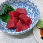 ゆたか食堂 - 天然本鮪赤身ぶつ