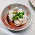 ゆたか食堂 - この日は４特の白子ポン酢