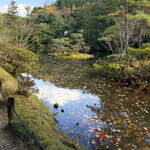 里 - 円成寺庭園のワンシーン