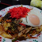 ほびーい喫茶店 - 焼きソバ 700円(税込)。