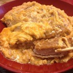 越前蕎麦 見吉屋 - たまご上カツ丼