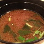 敏 - 赤だし。ホッと一息。