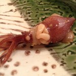 ホタルイカ。日本酒をいただかないでか。