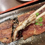 炭焼うな富士 - 長焼きの断面のアップです