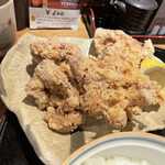 和食と旬菜 梅林 - 唐揚げ定食(5ヶ入り)