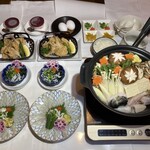 寿司屋 エイちゃん - 料理写真:冬限定ふぐ鍋コース