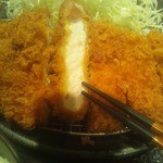 Wakou - ﾛｰｽかつ御飯\1155のﾛｰｽ断面