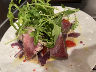 Trattoria Monolito - 厚切り鮮魚のカルパッチョ