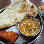 ナンハウス - Bセット シーフードカレー