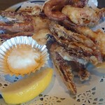 和食処　田舎家 - （初日昼）ゲソ揚げ