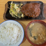 キッチン マロ - ハンバーグ定食