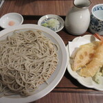 蕎麦 みろく - 昼のおきまりの蕎麦と天ぷら