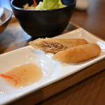 SADEC TOKYO - 【ポークバインミー ランチセット@税込950円】揚げ春巻き