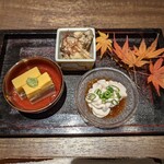 神山 - 「前菜 三種盛り」