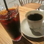 珈琲屋 黒子 - 水出しアイスコーヒーと本日のコーヒー『赤蝶』