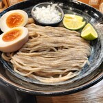 麺匠 たか松 KAWARAMACHI - つけ麺＋味玉＋すだち