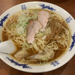 中華そば 共楽 - ワンタン麺特盛1100円