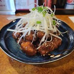 伽羅 - お肉だけの黒酢豚 白髪ねぎ添え