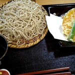 手打ち蕎麦 兎々屋 - えび天ざるそば