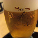 天ぷら 大塚 - ビールはプレミアムモルツ