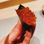 鮨 米島 - 北海道のイクラ