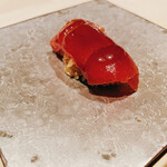 鮨 米島 - 鮪漬け