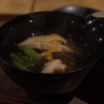 フォレスト商会 - 春菊と椎茸のおひたし