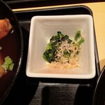 Sushiya Ginzou - 小鉢（ほうれん草）