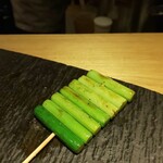 焼鳥 山もと - ニンニクの芽