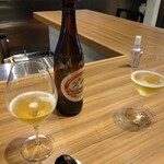 神戸中華 うえばやし - 瓶ビール、ラガー