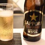 鮎知 - ビール中瓶