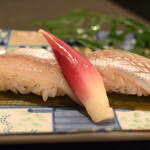 鮎知 - 鮎のにぎり寿司