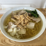 ぜんや - チャーシューメンマラーメン　1250円　／　大盛　100円