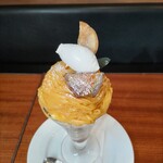 エース バーガー カフェ - 安納芋のキャラメルパフェ
