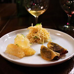 福星 - ピータン･クラゲ･豆腐麺の3種盛り