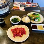 焼肉酒家 あぶり亭 - ハラミセット　1200円