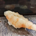 小西鮨 - 牡丹海老（羽幌）