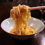 福星 - 上海蟹 オスとメスのほぐし身と卵麺の平麺