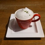 ビストロ メリ・メロ - 料理写真:○さつまいものスープ
上にはミルクフォームの泡泡。

