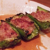 鳥茂 - ピーマンの肉詰め