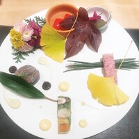 銀座 大石 - フレンチ八寸（秋バージョン）