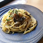 La Prima Pagina - ポルチーニ茸とローズマリーのアーリオオーリオ♪