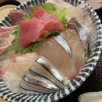 甲田食堂 - 海鮮丼アップ